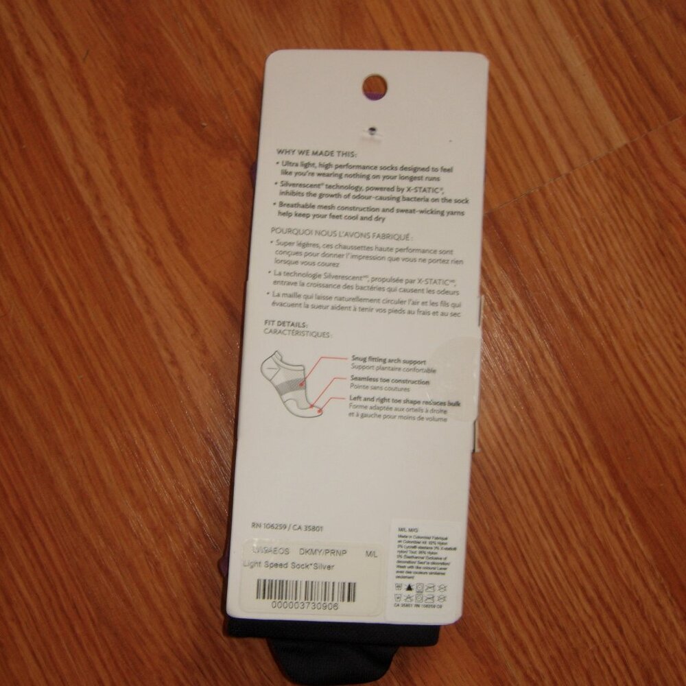 Lululemon Run Course Socks M/L - Picture 2 of 4